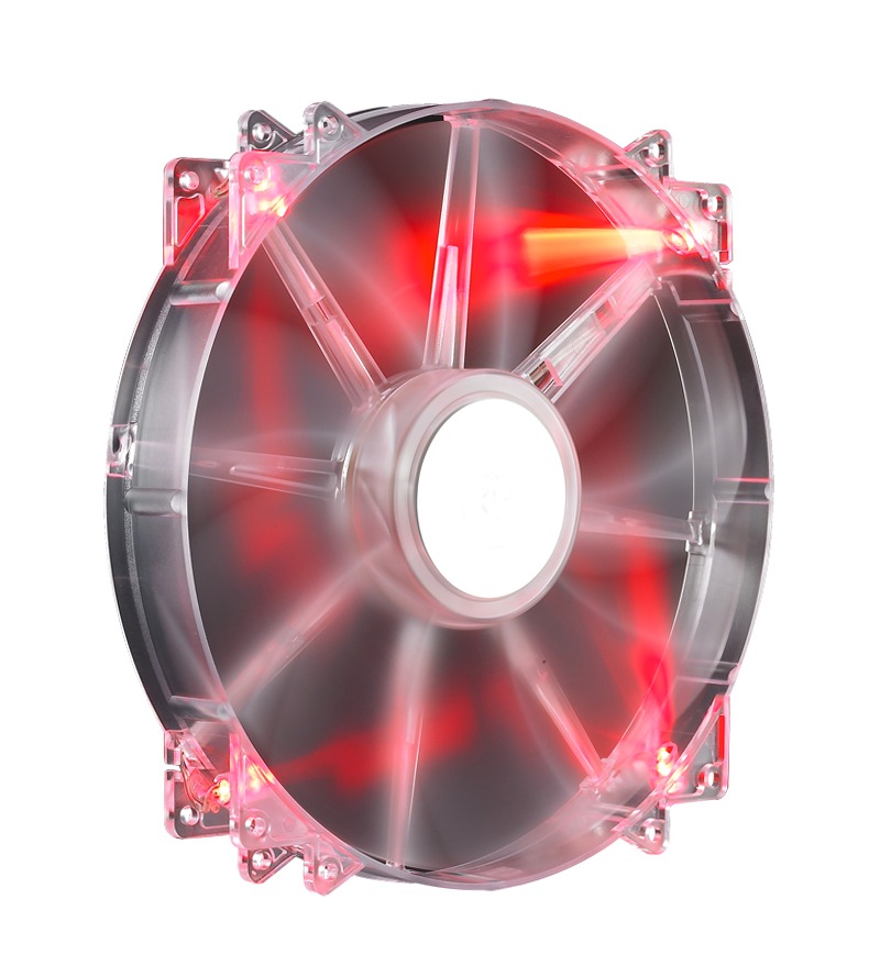 MegaFlow 200 Red LED Silent Fan