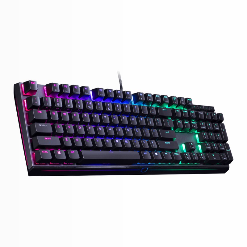 MasterKeys MK750 RGB Tastiera da gioco meccanico Alluminio Meccanica