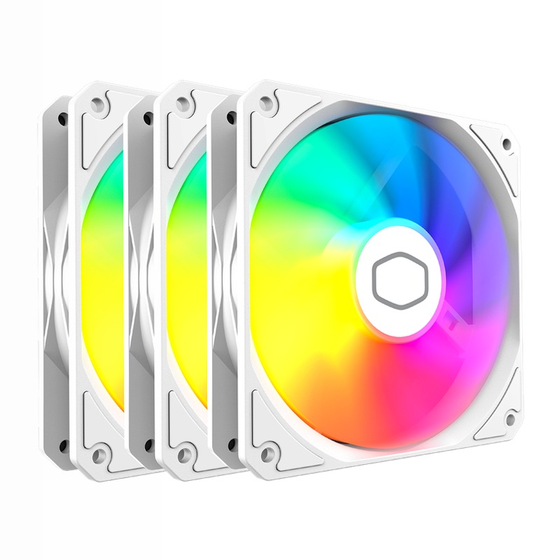 MF120 Lite ARGB 3 pack White Edition