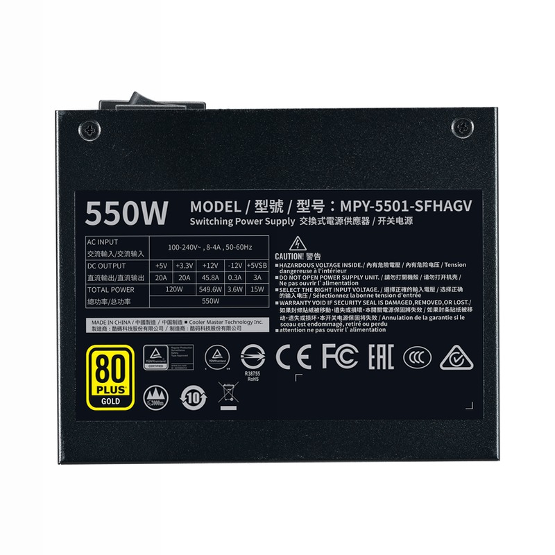 V550 SFX Gold 80 Plus Gold
