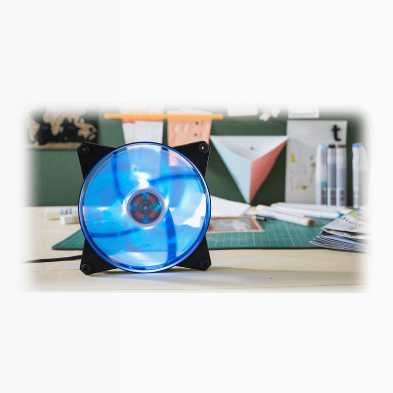 MasterFan Pro 140 Air Pressure RGB 3 in 1 with RGB LED Controller 140mm