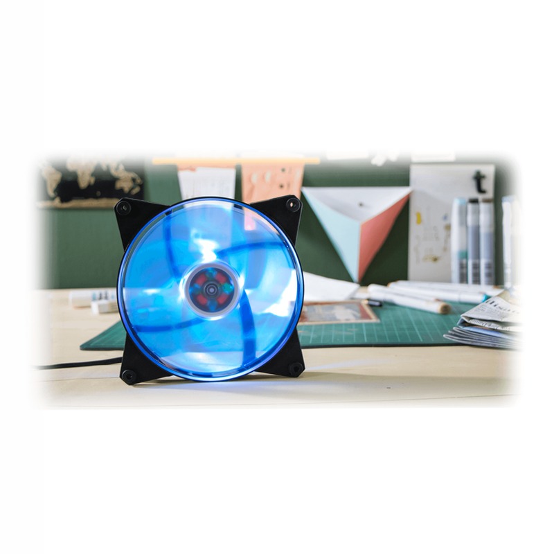 MasterFan Pro 120 Air Pressure RGB 3 in 1 with RGB LED Controller 120mm