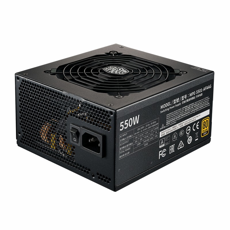 MWE Gold 550 - V2 Modular completo 80 Plus Gold Full modulare