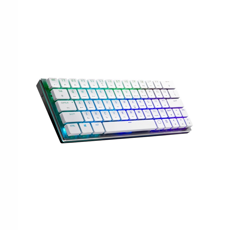 SK621 Bianco basso profilo 60% Tastiera da gioco Alluminio Meccanica