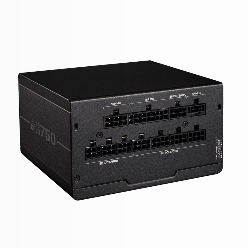 Cooler Master Elite Gold 750 | ATX 3.1 PSU ad alta efficienza 80 Plus Gold