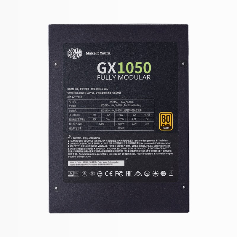 GX GOLD 1050 - V2 Full Modular 80 Plus Gold