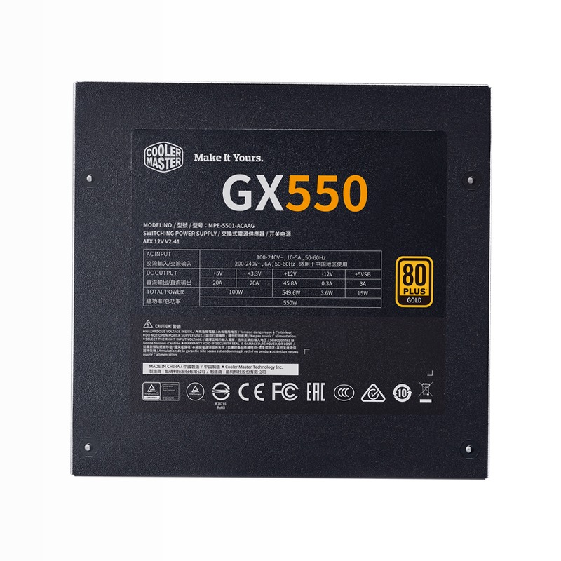 GX Gold 550 550w Full modulare