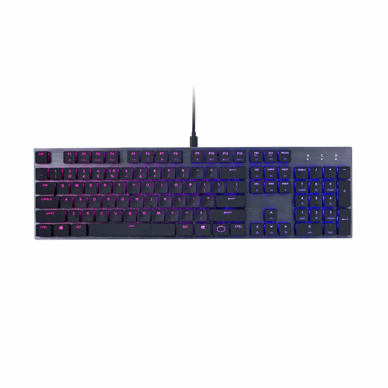 SK650 basso profilo RGB Tastiera da gioco meccanica Alluminio