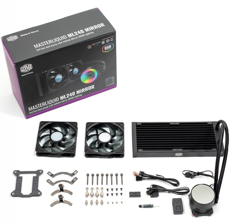 MasterLiquid ML240 Mirror 4 pin PWM