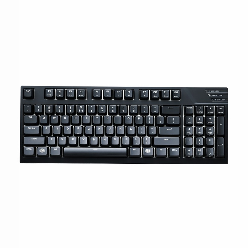 Masterkeys Pro M White LED Mechanical Gaming Keyboard Plastica Meccanica