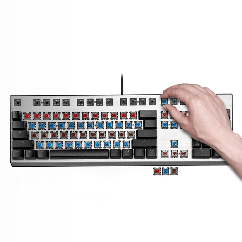 Tastiera di gioco CK351 Alluminio Meccanica