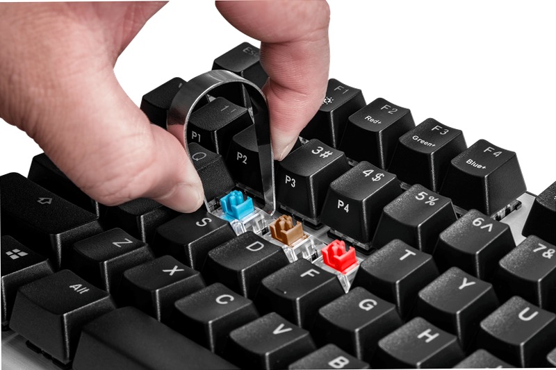 Tastiera di gioco CK351 Alluminio Meccanica