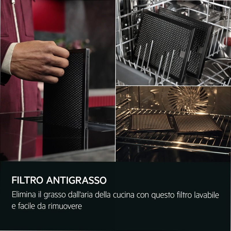 Piano ad induzione con cappa integrata XT Bridge