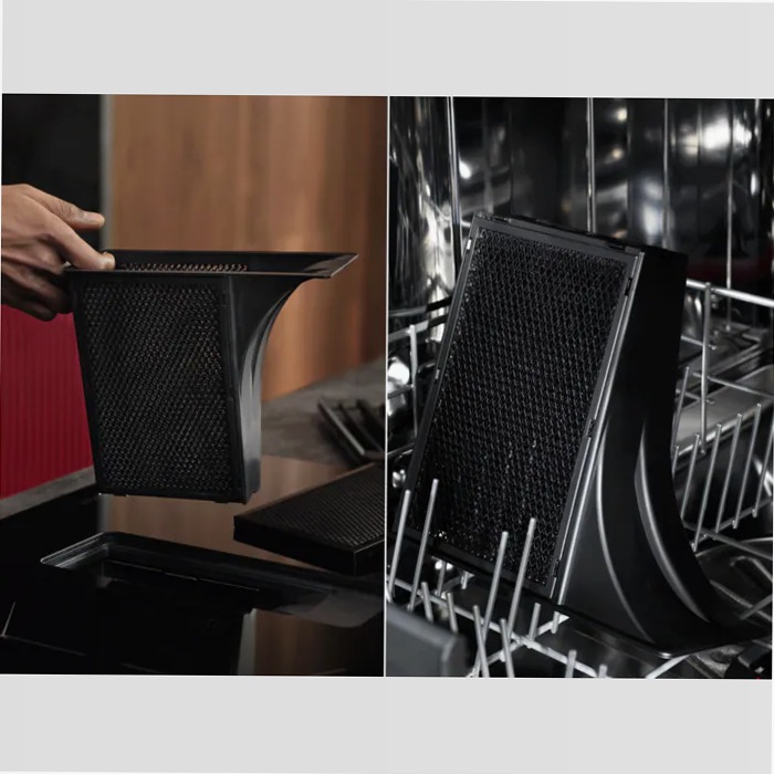 Piano ad induzione XT Bridge con cappa integrata