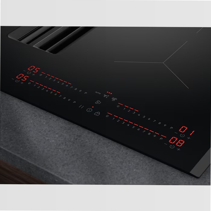 Piano ad induzione XT Bridge con cappa integrata