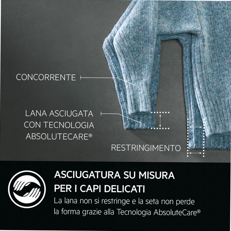 Asciugatrice Serie 8000 AbsoluteCare 9 kg 9kg B
