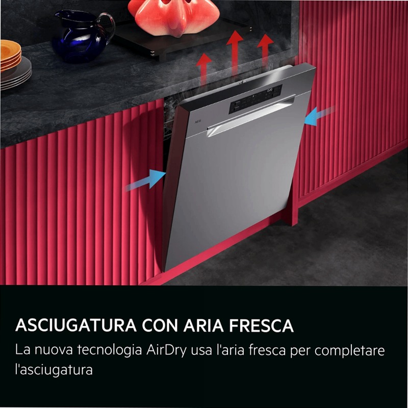 Lavastoviglie integrata parziale serie 6000 SmartSelect 60 cm