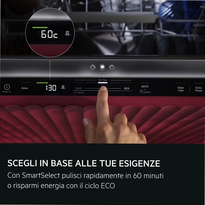 Lavastoviglie integrata totale serie 6000 SmartSelect 60 cm