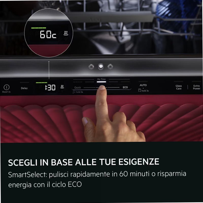 Lavastoviglie integrata totale serie 6000 SmartSelect 60 cm
