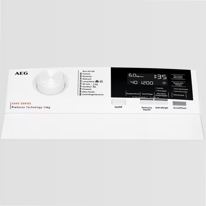 Lavatrice a carica dall'alto Serie 6000 ProSense® 6kg