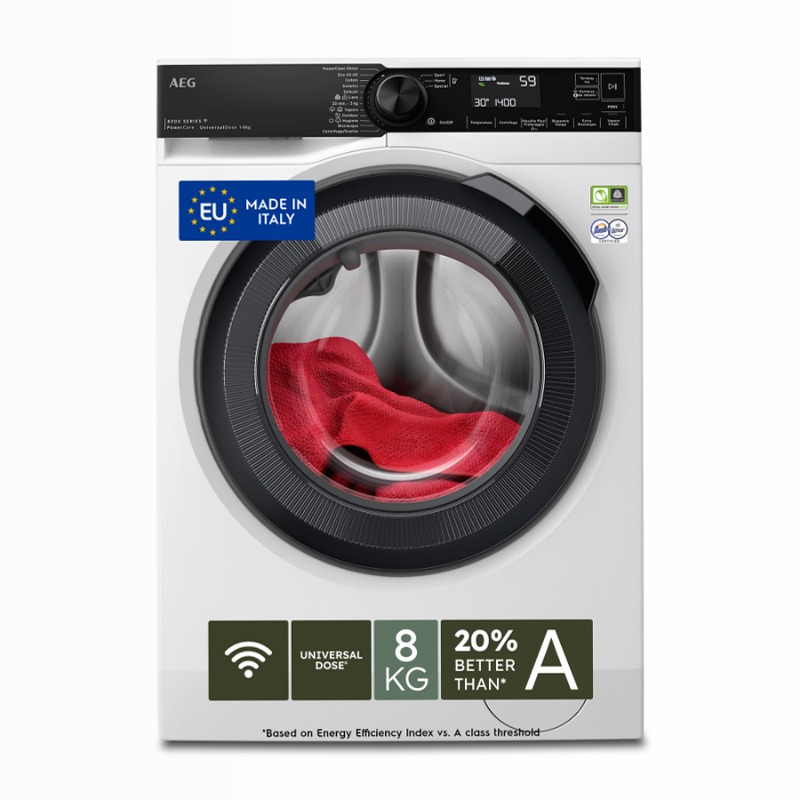 Lavatrice Serie 8000 PowerCare 1400rpm 8kg