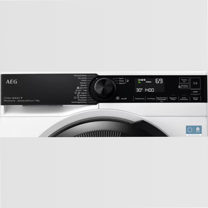 Lavatrice AEG Serie 7000 ProSteam® UniversalDose 9 kg 1400rpm 9kg