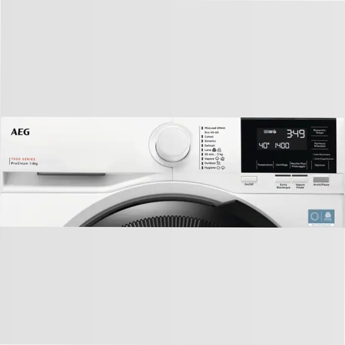 Lavatrice Serie 7000 ProSteam® AEG - 8 kg 1400rpm 8kg
