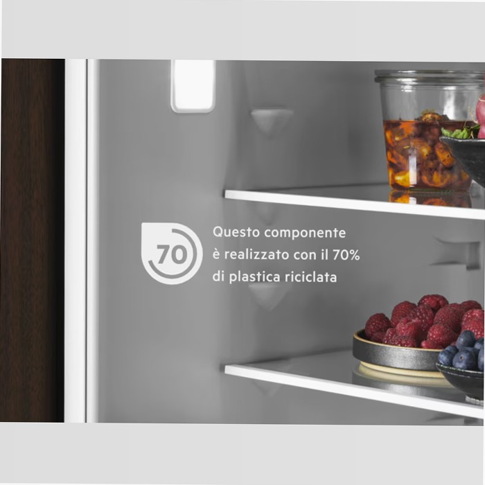 Frigocongelatore Serie 8000 Cooling 360° Acciaio