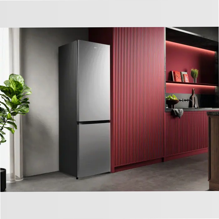 Frigocongelatore a libera installazione Serie 6000 Inox 201.7 cm Acciaio