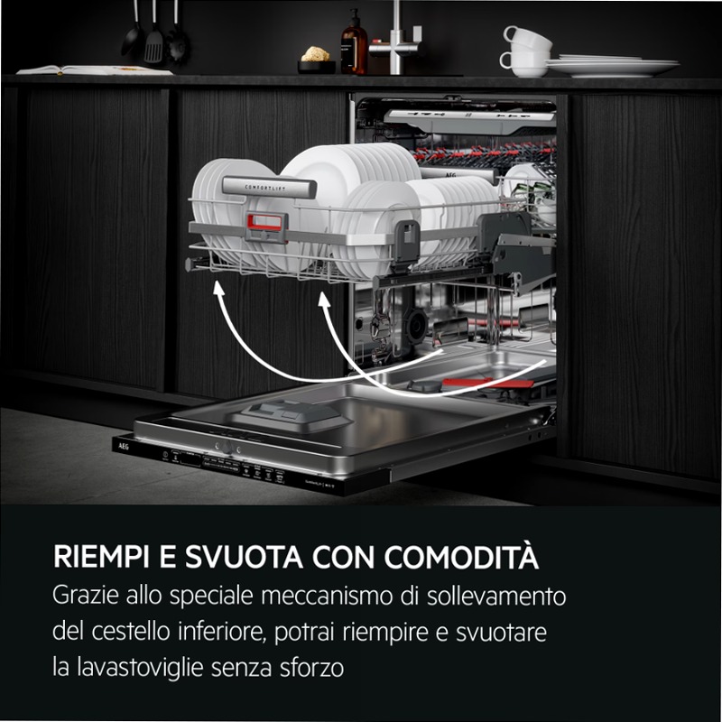 Lavastoviglie AEG Serie 9000 ComfortLift® A 14