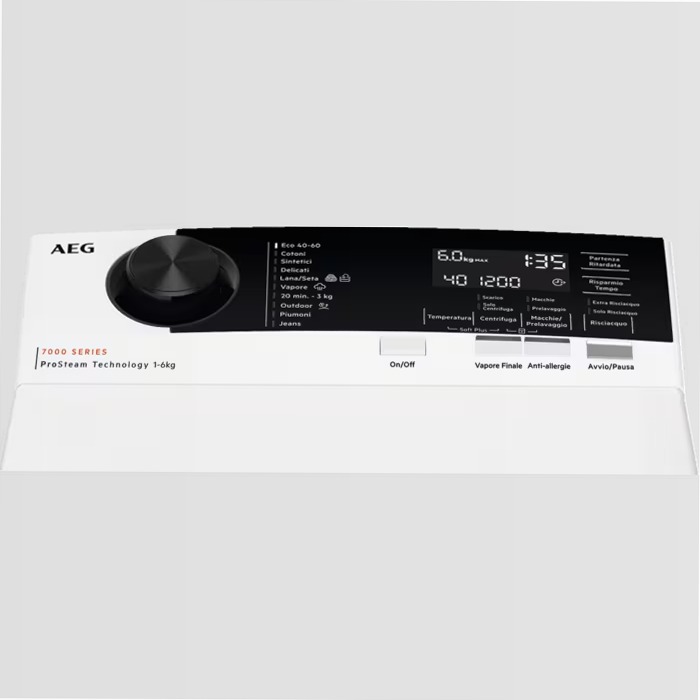 Lavatrice a carica dall'alto Serie 7000 ProSteam® 6kg