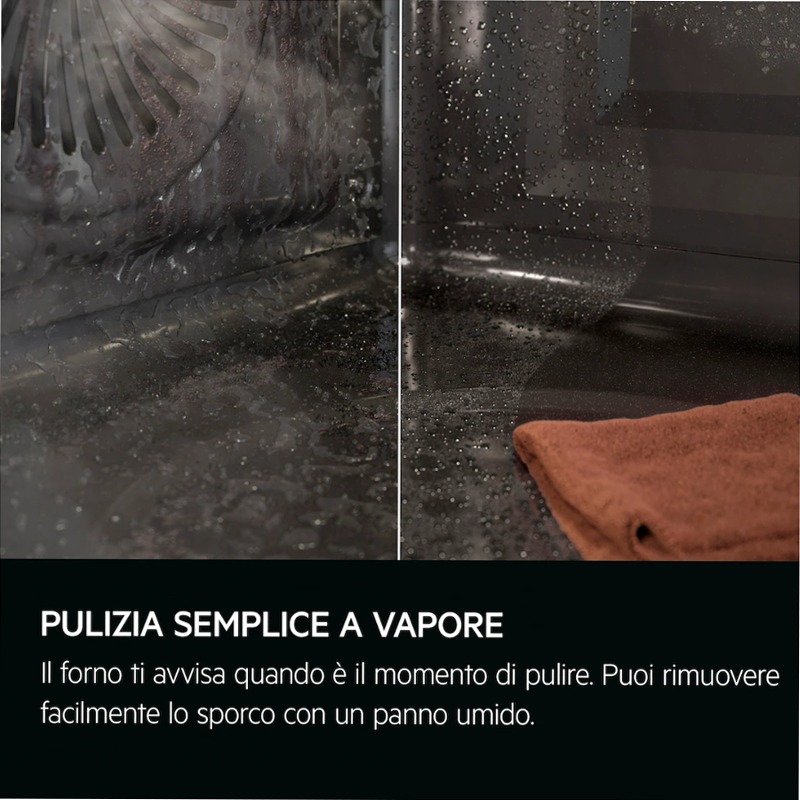 Forno a vapore Serie 8000 MealAssist 70 Nero
