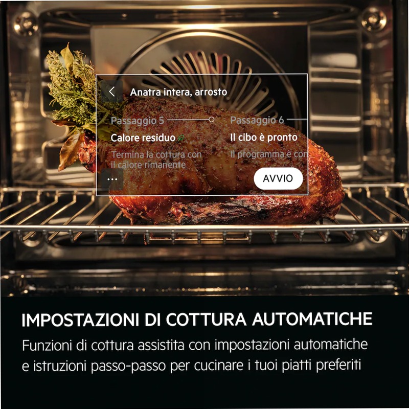 Forno a vapore Serie 8000 MealAssist 70 Nero