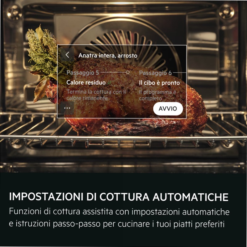 Forno a vapore Serie 8000 MealAssist 70 Nero