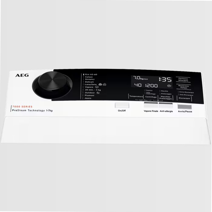 Lavatrice a carica dall'alto Serie 7000 ProSteam® 7 kg 7kg