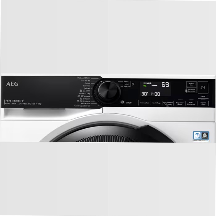 Lavatrice AEG Serie 7000 ProSteam® UniversalDose 9 kg 1400rpm 9kg