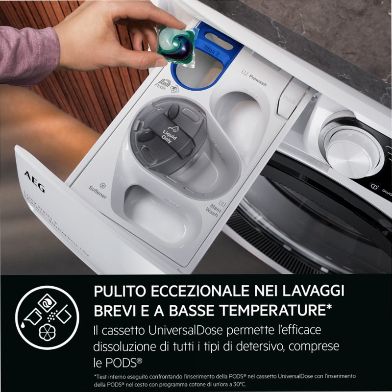 Lavatrice AEG Serie 7000 ProSteam® UniversalDose 9 kg 1400rpm 9kg