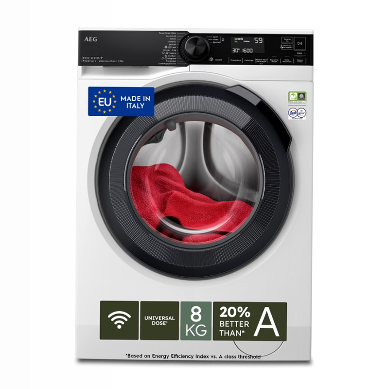 Lavatrice Serie 8000 PowerCare 1600rpm 8kg