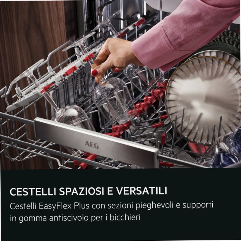 Lavastoviglie integrata totale serie 8000 60 cm A 14