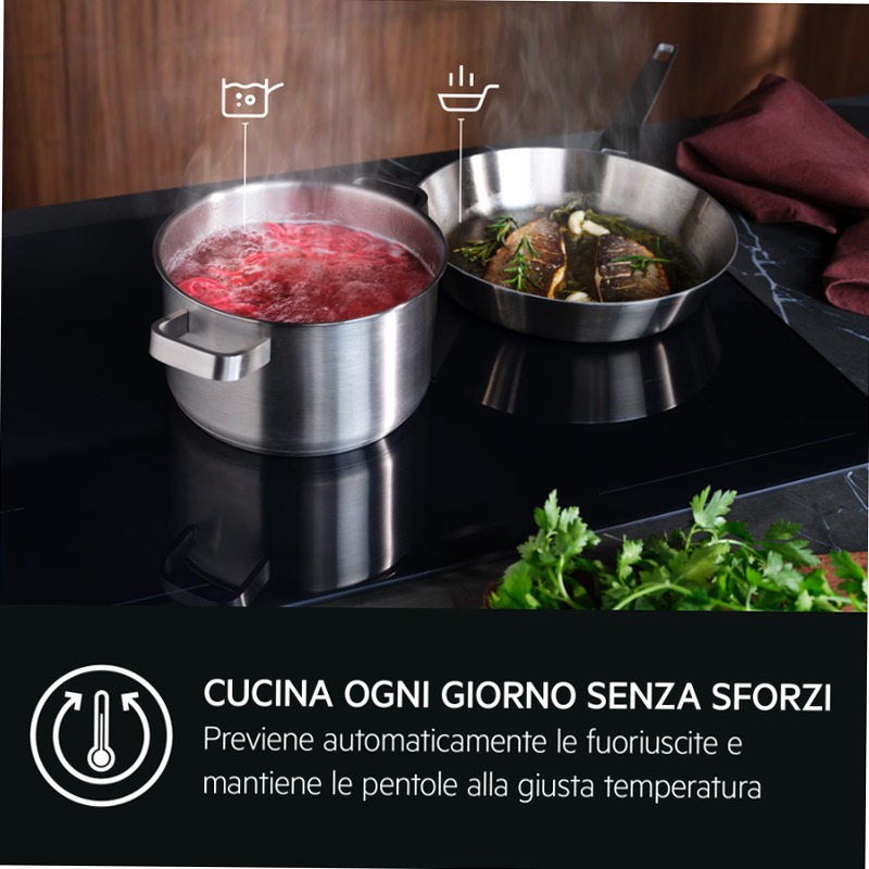 Piano Cottura Induzione SaphirMatt® Serie 8000