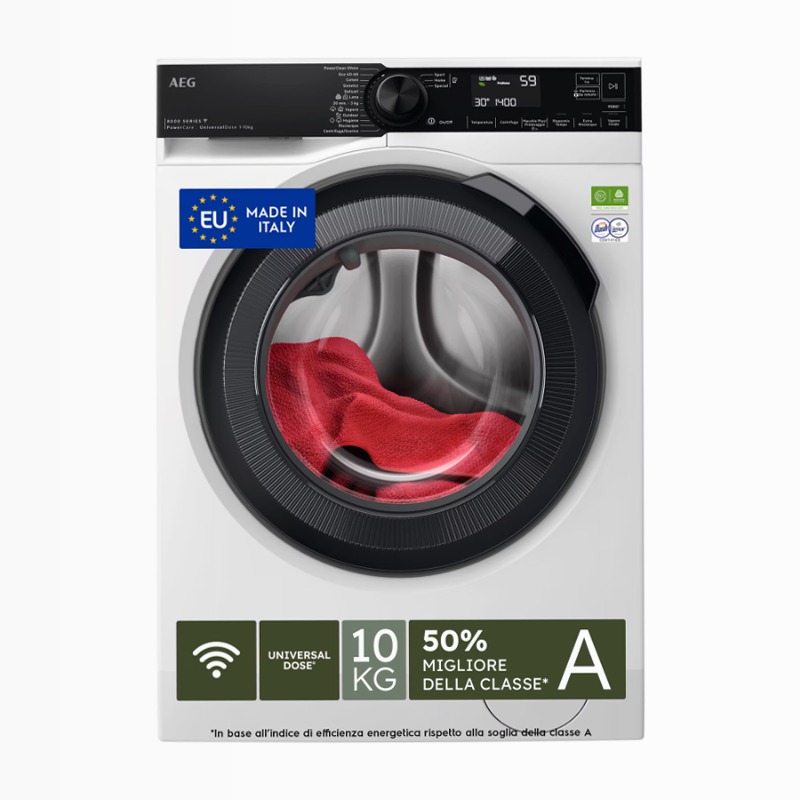 Lavatrice Serie 8000 PowerCare UniversalDose 10 kg 1400rpm 10kg