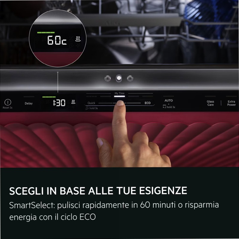 Lavastoviglie integrata totale serie 6000 SmartSelect 60 cm
