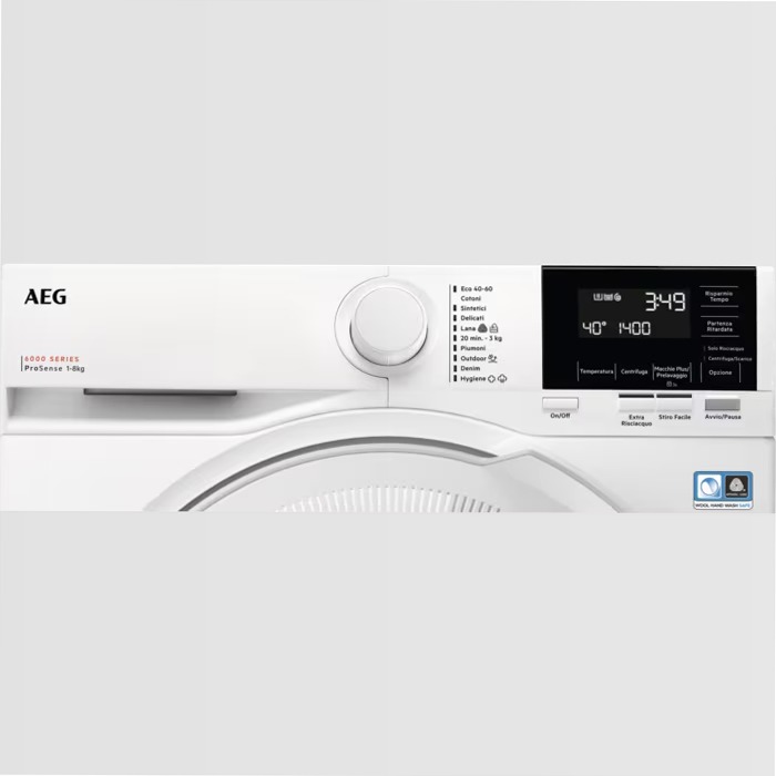 Lavatrice Serie 6000 ProSense® 8 kg 1400rpm 8kg