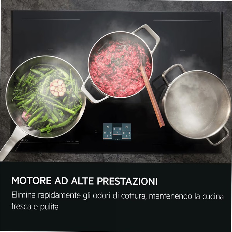 Cappa integrata totale Serie 6000 Hob2Hood 80 cm