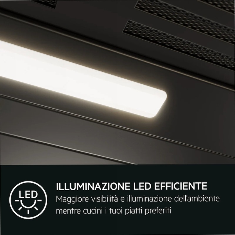 Cappa integrata totale Serie 6000 Hob2Hood 80 cm