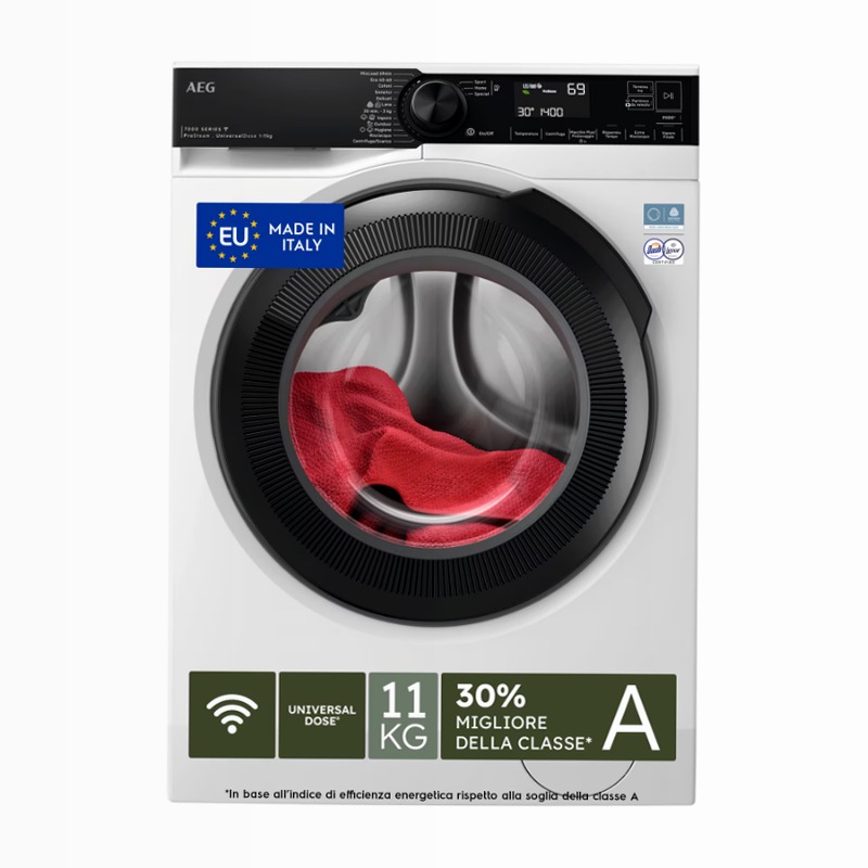 Lavatrice AEG Serie 7000 ProSteam® UniversalDose 1400rpm 11kg