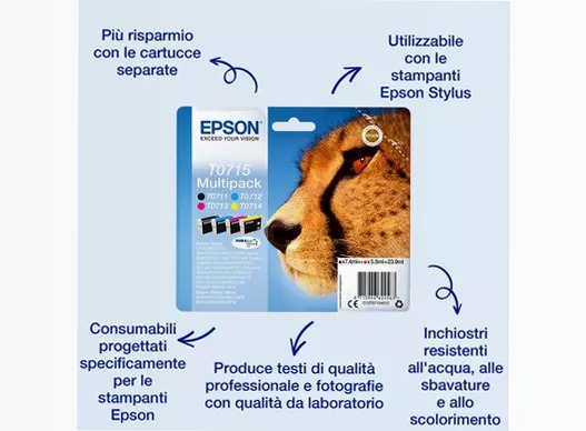 Multipack 4-colours T071 EasyMail