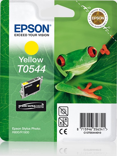 Singlepack Yellow T0544 Ultra Chrome Hi-Gloss