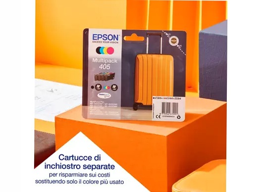 Stampante inkjet wireless multifunzione A3+ WorkForce WF-7840DTWF con inchiostro gratuito per 3 mesi* e abbonamento ReadyPrint* 550fogli 32ppm