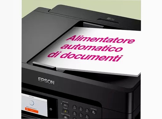 Stampante inkjet wireless multifunzione A3+ WorkForce WF-7840DTWF con inchiostro gratuito per 3 mesi* e abbonamento ReadyPrint* 550fogli 32ppm